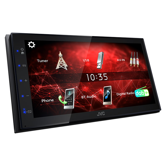 JVC KW-M27DBT 2-DIN bilradio med skærm