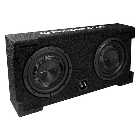Phoenix Gold 2X8" 250 W RMS 2Ohm passiv sub. box