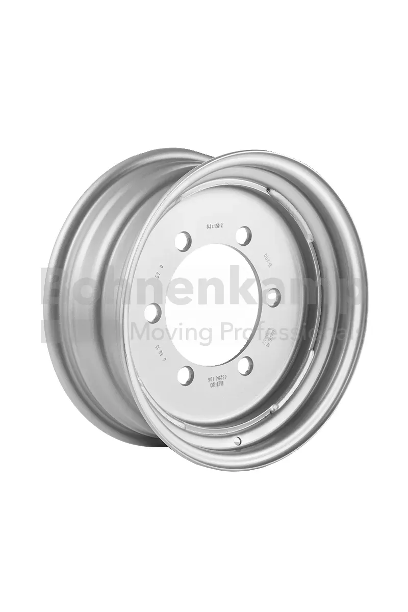 Fælg 9.00x15.3 5/101.4/140 ET0 Sølv Ø18.5
