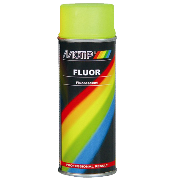 Flouriserende spray 400ml gul
