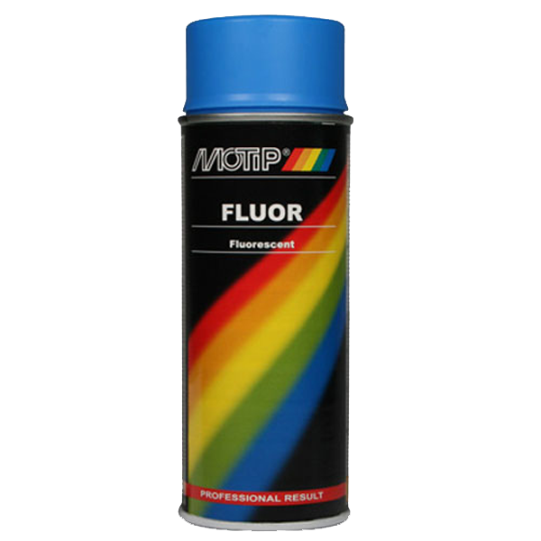 Flouriserende spray 400ml blå