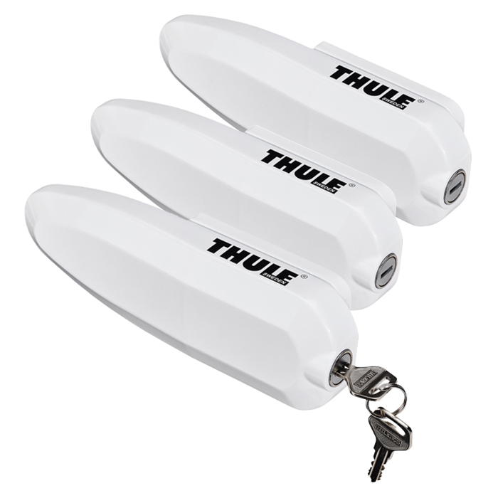 Thule universallås hvid - 3 stk.