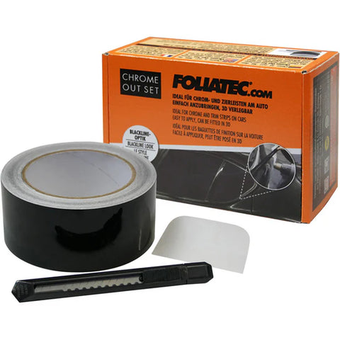 Foliatec Chrome Delete folie sæt, Matsort - 5cm x 15M