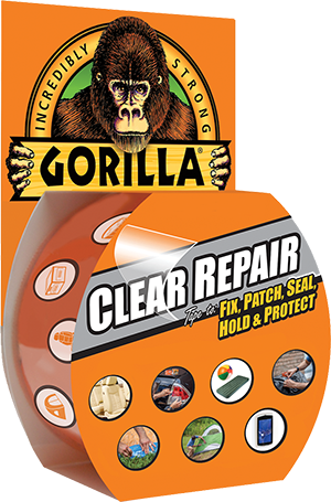 Gorilla Glue Clear Repair Tape 8 m, Vejrbestandig