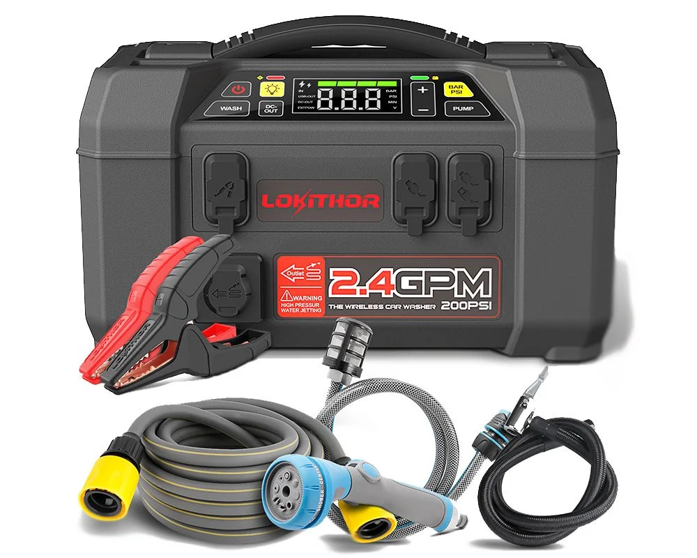 LOKITHOR Jump Starter / Water pump 5in1 2500A 12V