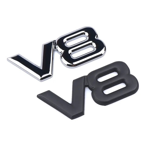 V8 emblem, flere farver