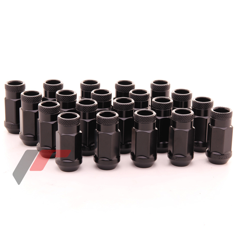 20 stk Sorte Hjulmøtrikker 12x1.50 34mm