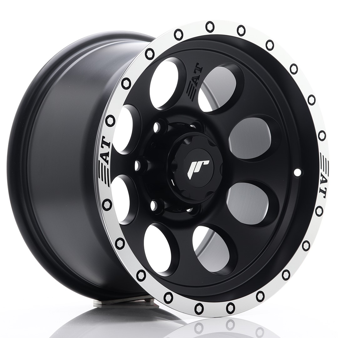 JR WHEELS JRX4 Matt Black w- Machined Lip Matt Black w/ Machined Lip