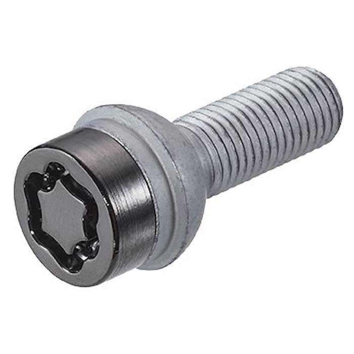 Mcgard låsebolt m12x1.50 kugle sort