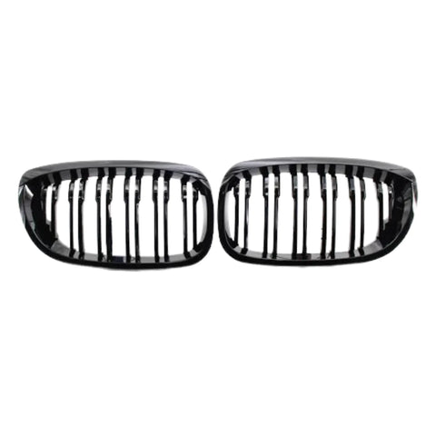BMW 3-Serie E46 (2002-2005) frontgrill nyrer - Matsort - Komplet sæt