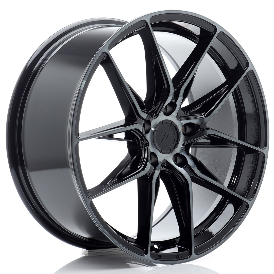 JR WHEELS JR44 Black Machined w- Tinted Face Black Machined w/ Tinted Face