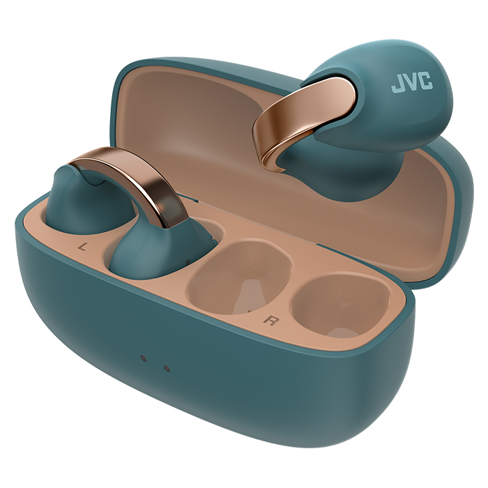 JVC Nearphones HA-NP1T Open Ear Headphones Blå