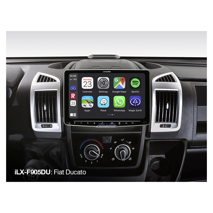 Alpine  iLX-F905DU Halo9 bundle til Fiat Ducato 3