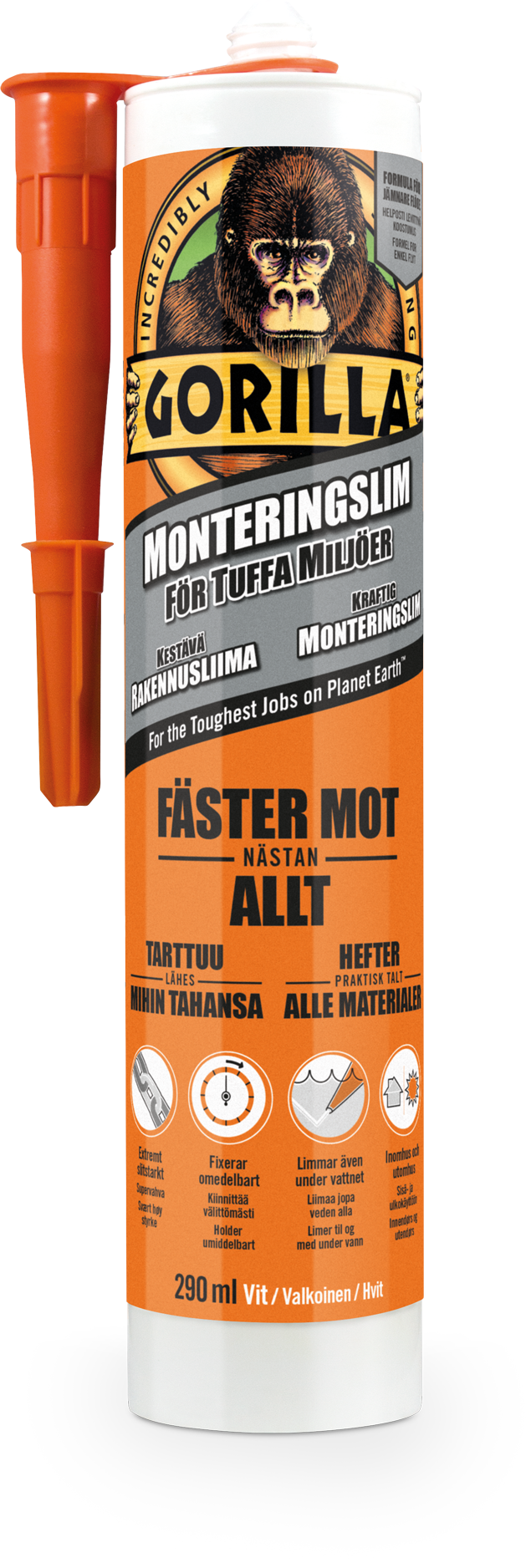Gorilla Grab Monteringslim 290 ml