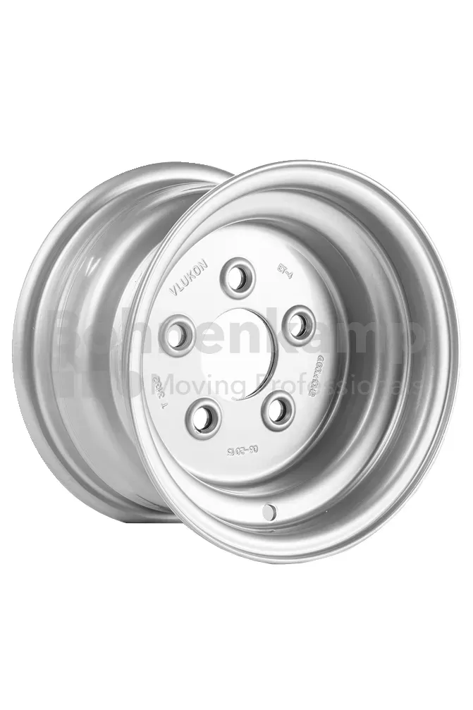 Fælg 10.50Ix12 5/94/140 ET0 Sølv Ø18.5