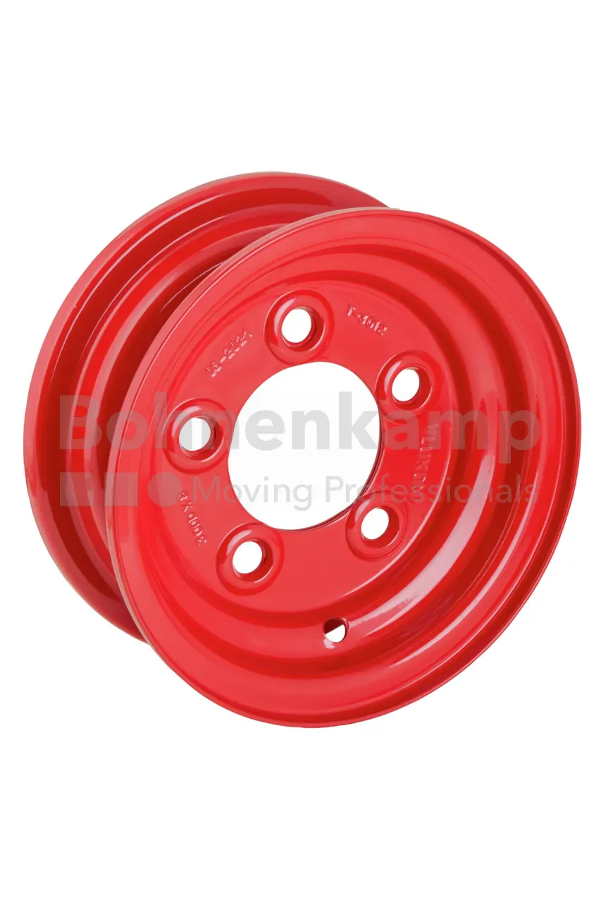 Fælg 3.00Dx8 5/80/115 ET0 Rød Ø15 C60 425@140