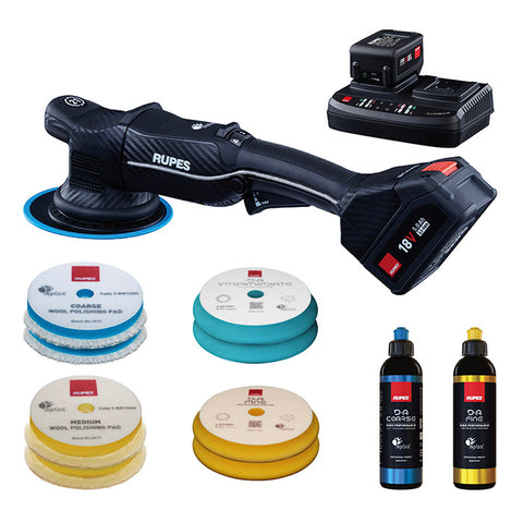 Rupes Polermaskine Kit - HLR21 Bigfoot Ibrid Polisher BAS Kit Ø150mm