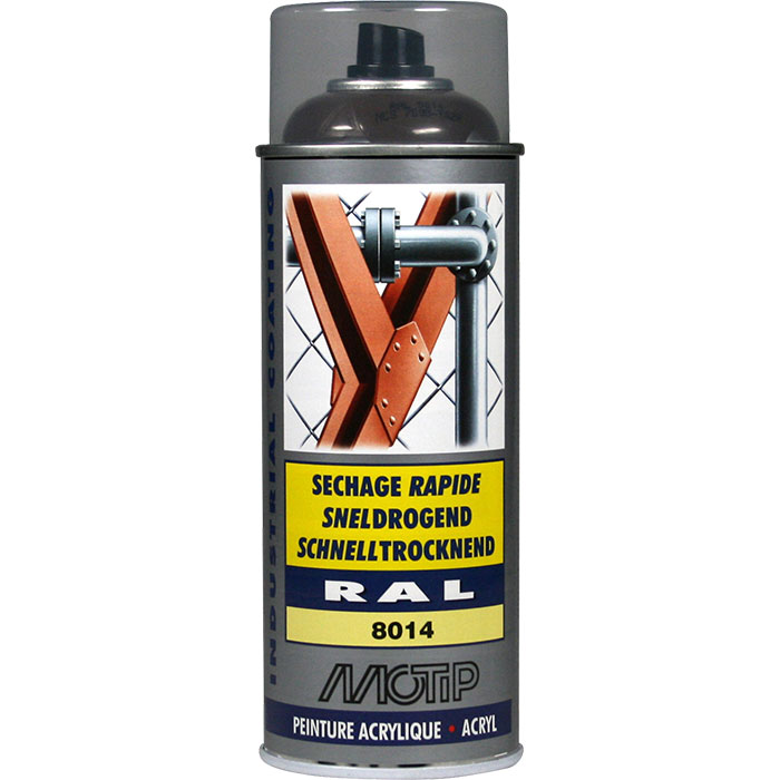 Motip Ral 8014 high gloss sepia brown