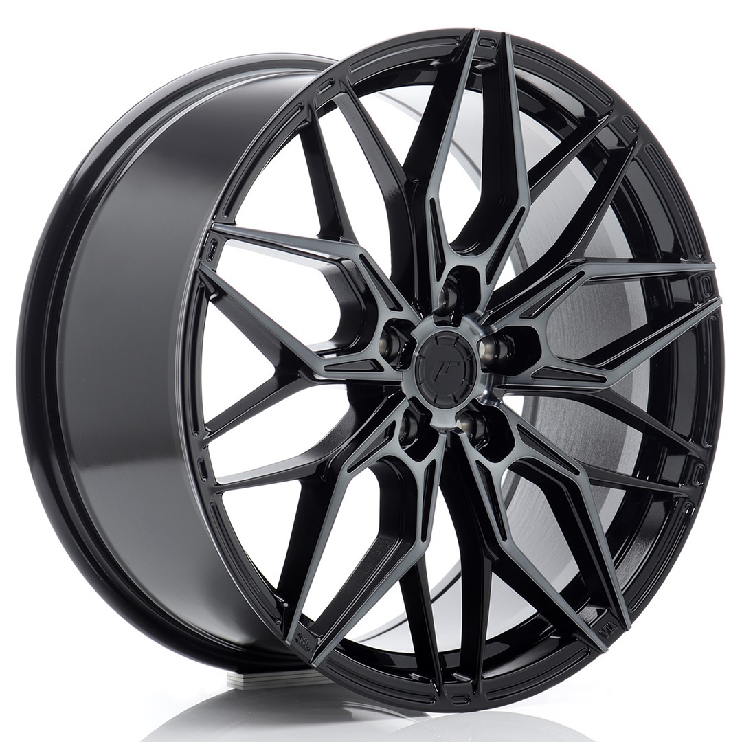 JR WHEELS JR46 Black Machined w- Tinted Face Black Machined w/ Tinted Face