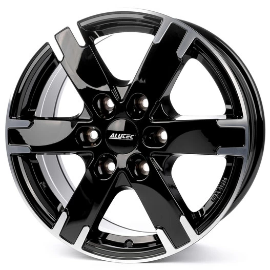 Alutec Titan diamant schwarz Frontpoliert