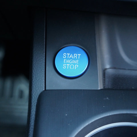 Audi start/stop knap - BLÅ