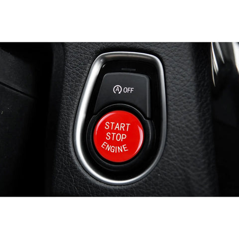 BMW start/stop knap - RØD, til F modeller