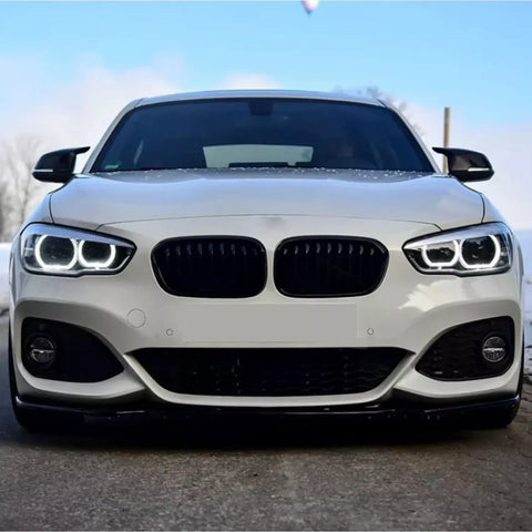 BMW 1-serie F20/F21 LCI (2015-2019) Frontgrill nyrer - Sort højglans - Komplet sæt