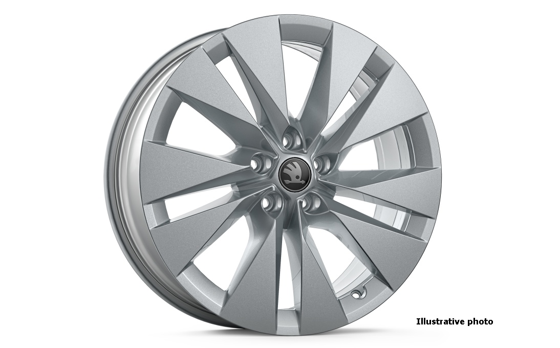 Originale Skoda 19 Alufælge ALU original 19 silver