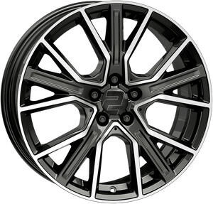 WheelWorld WH34 Daytona Grau Hochglanzploiert