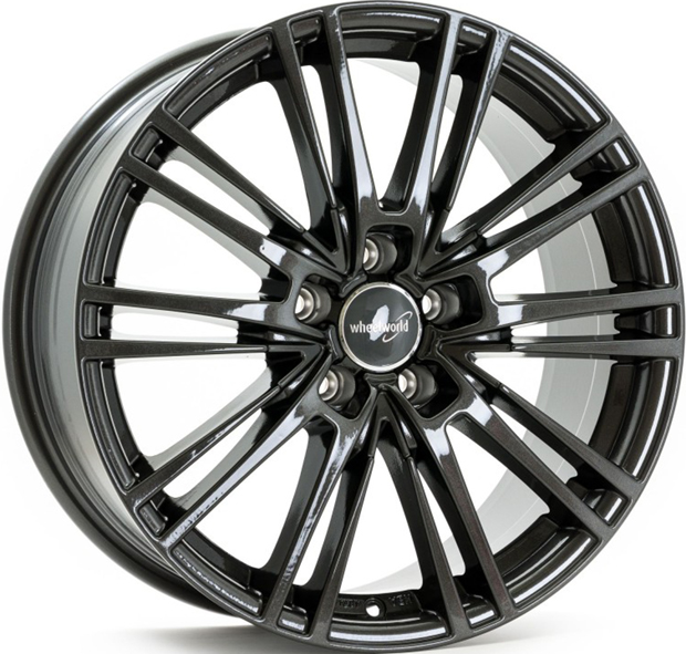 WheelWorld WH18 Dark Gunmetal lackiert
