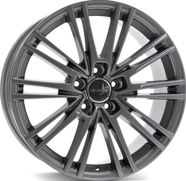 WheelWorld WH18 Daytona Grau lackiert