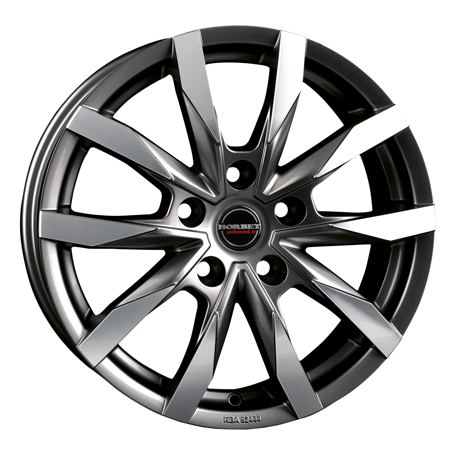Borbet CW5 mistral anthracite glossy polished