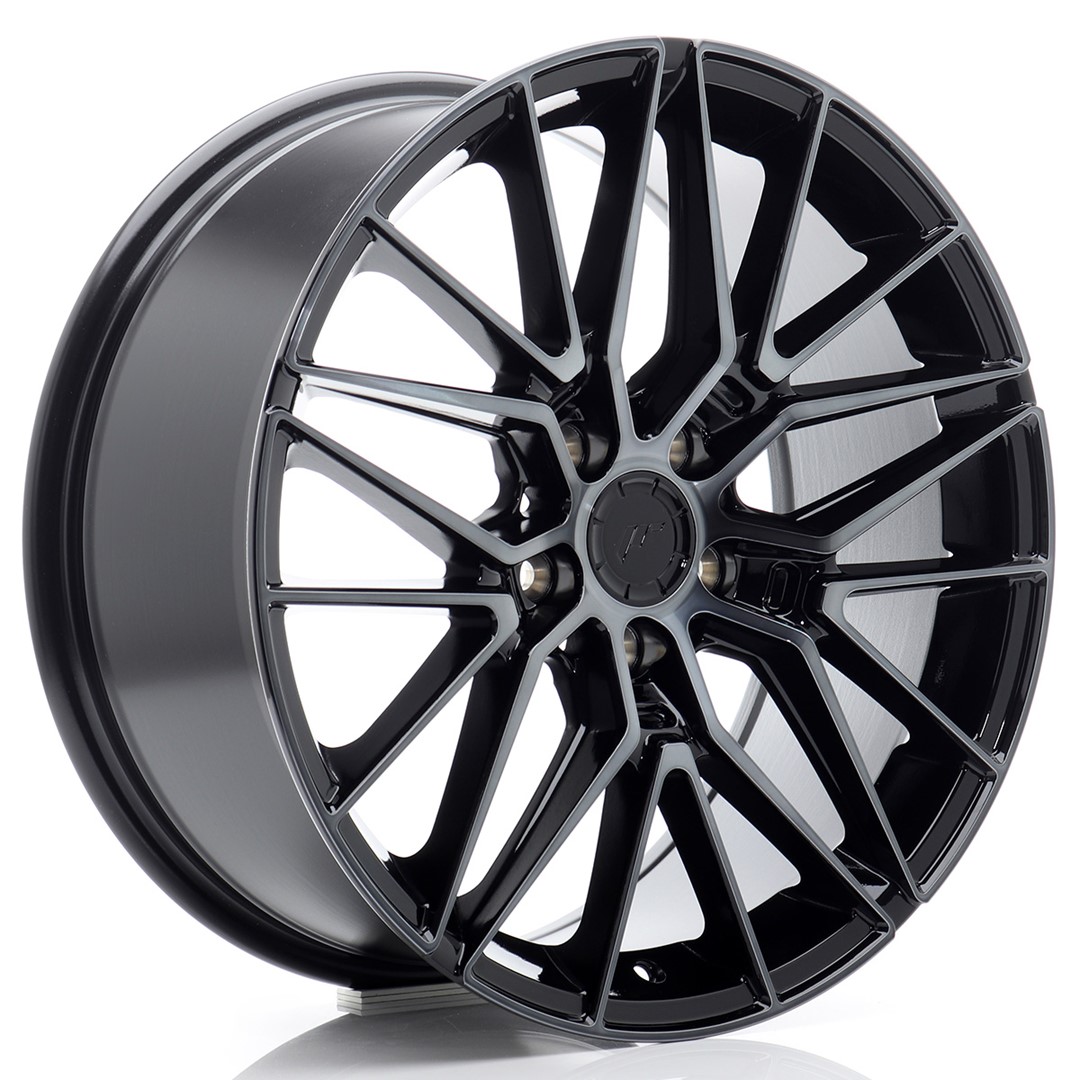 JR WHEELS JR38 Black Machined w- Tinted Face Black Machined w/ Tinted Face