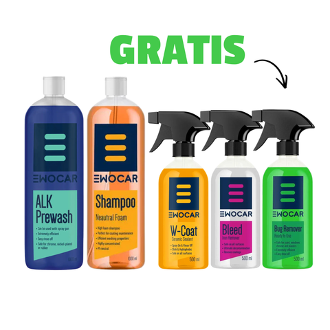 Ewocar Vaskepakke inkl. GRATIS Insektfjerner