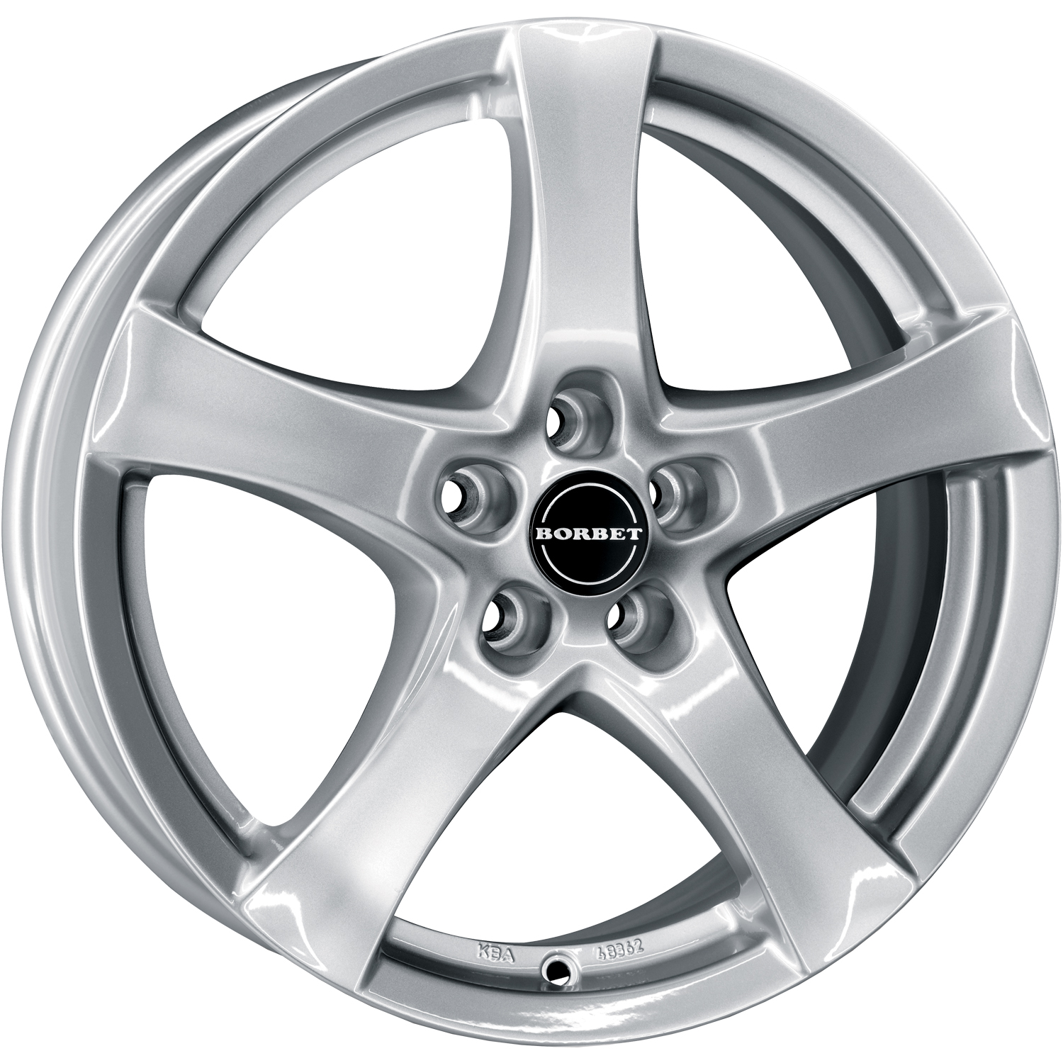 Borbet F BRILLIANT SILVER
