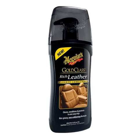 Meguiar's læderbehandling - Gold Class Rich Leather Pumpe (400ml)