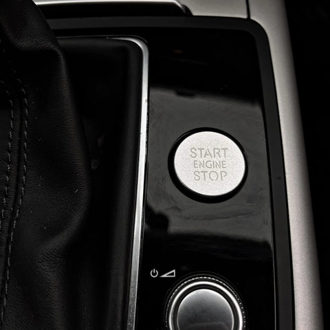 Audi start/stop knap - SØLV