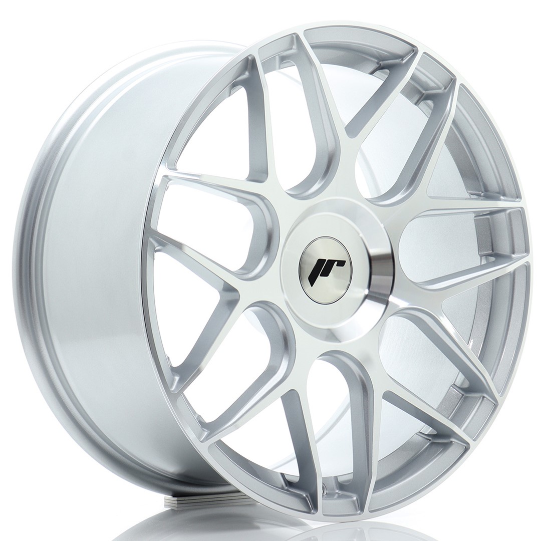 JR WHEELS JR18 Silver Machined Silver Machined