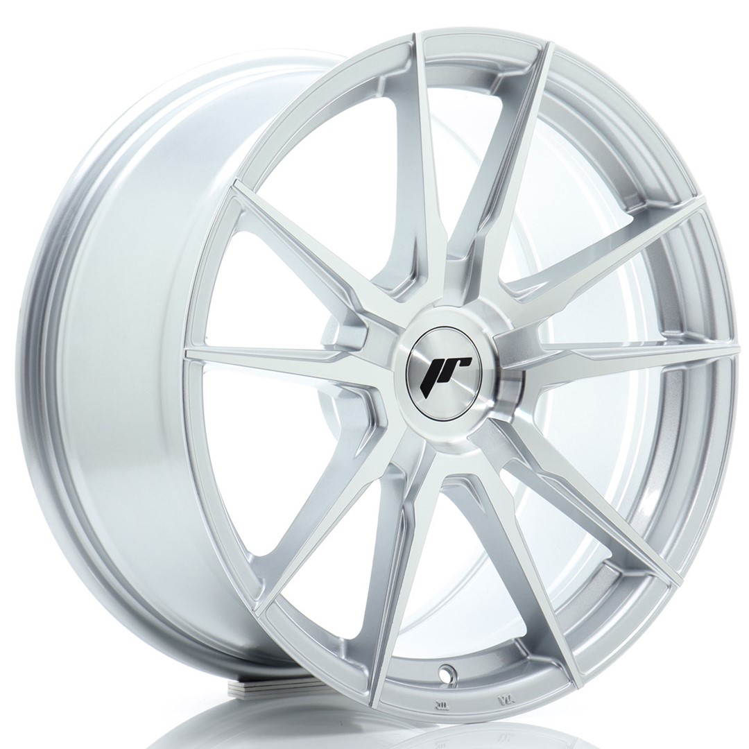 JR WHEELS JR21 Silver Machined Silver Machined