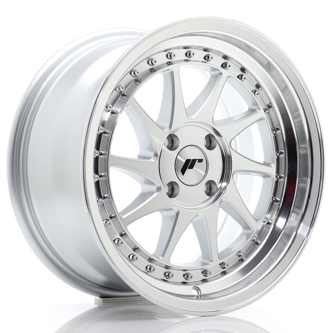 JR WHEELS JR26 Silver Machined Face Silver Machined Face