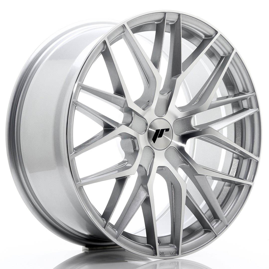 JR WHEELS JR28 Silver Machined Silver Machined