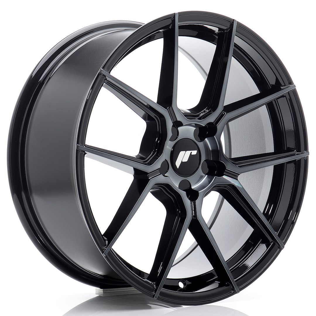 JR WHEELS JR30 Black Machined Black Machined