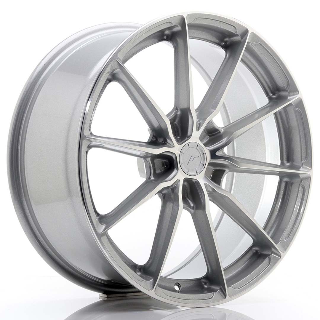JR WHEELS JR37 Silver Machined Silver Machined