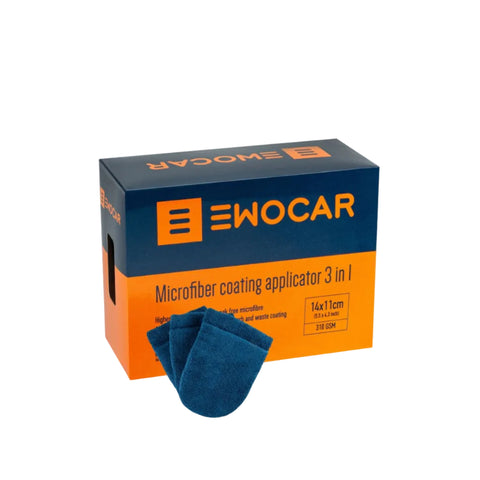 Ewocar Microfiber Coating Applicator, Sæt med 3 stk.