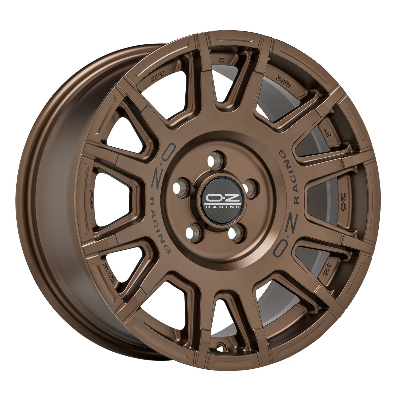 OZ Rally legend matt bronze + black lettering