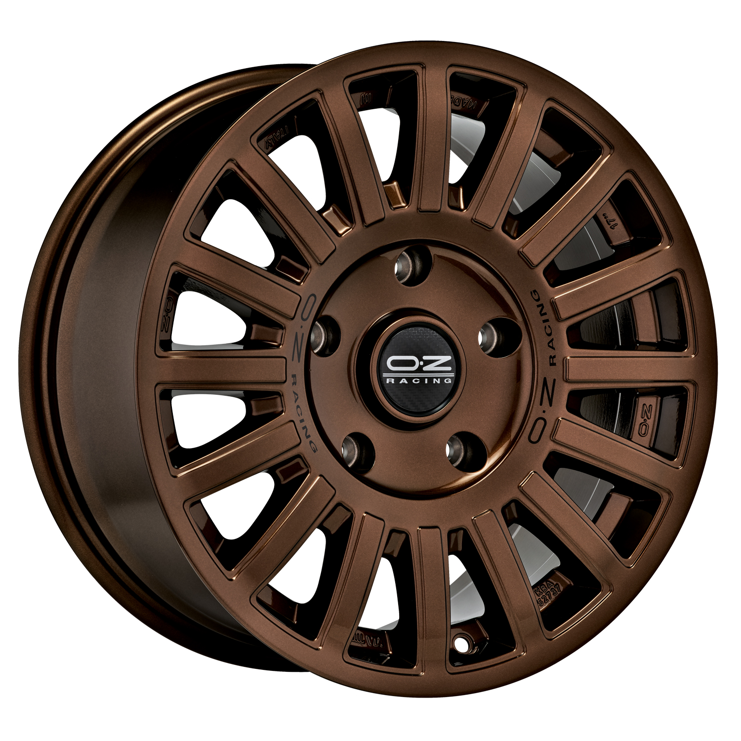 OZ Rally raid gloss bronze black lettering