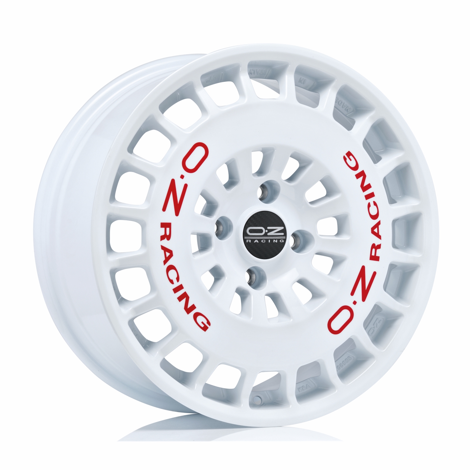 OZ Rr40 race white red lettering