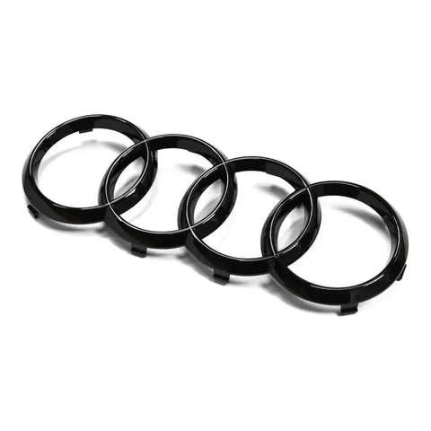 Audi Emblem Foran, Sort, 285x99mm