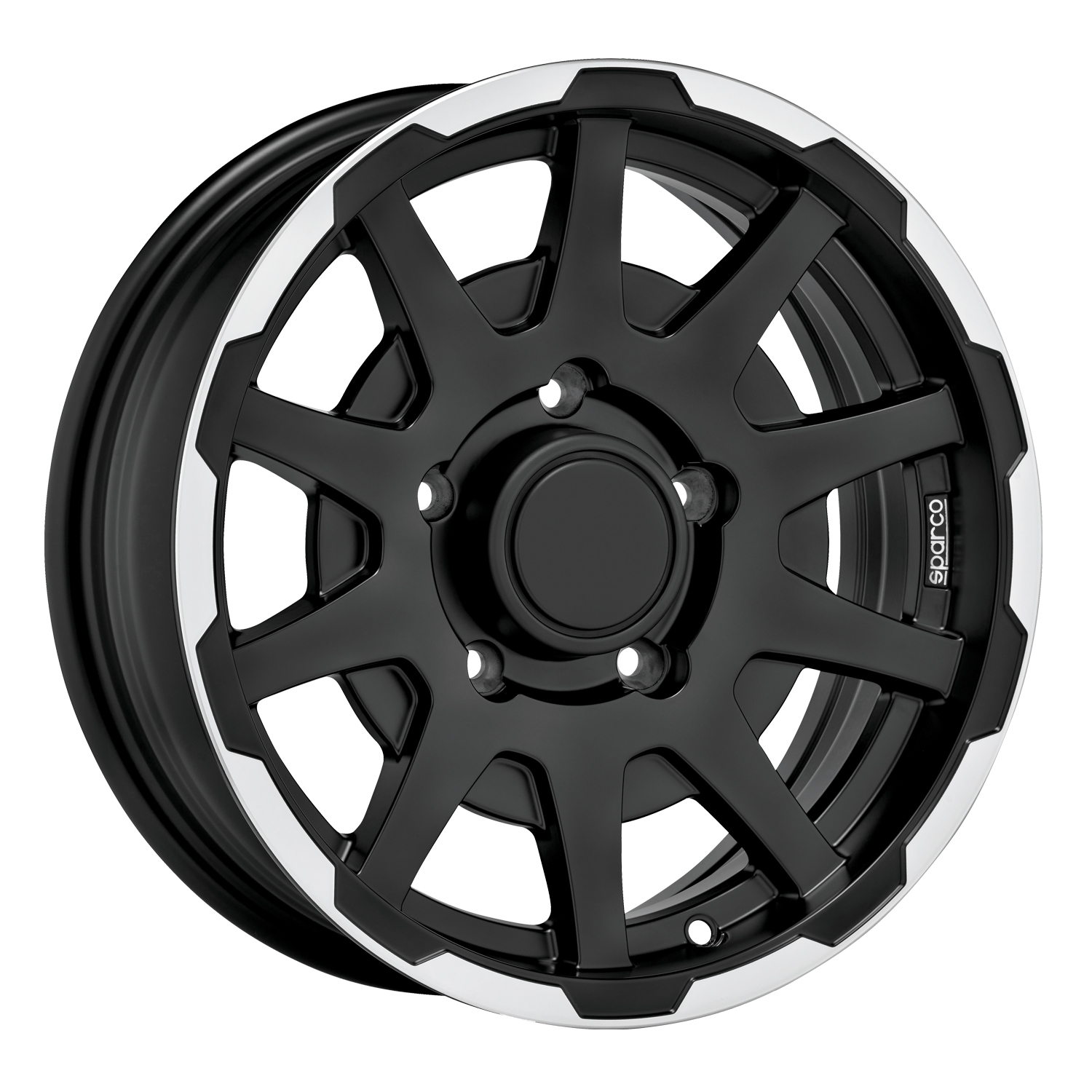 Sparco Sparco dakar matt black lip polished