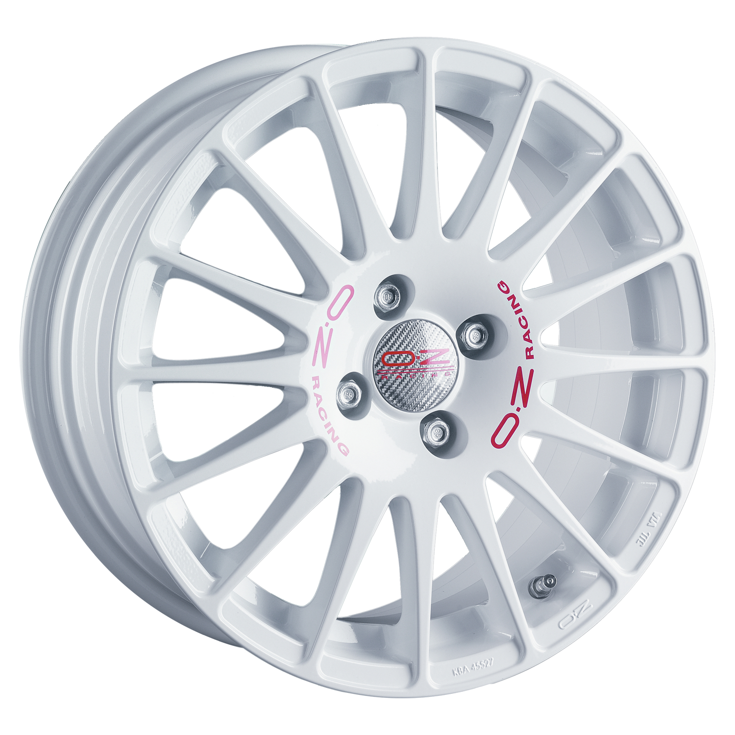 OZ Superturismo wrc race white red lettering